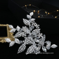 New Arrival  Sliver Leaf Bridal Headpiece Crystal Jewelry Wedding Hair Clip Hair Accessories